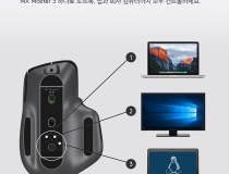 [로지텍] 무선.블루투스 다크필드마우스, MX MASTER3 [블랙]