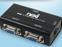 넥시 NX-VGA2P [모니터 분배기/1:2/VGA/오디오 미지원]