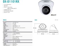 [IDIS] [IDIS] 아이디스 실내 돔카메라, DX-D1101RX (3.6mm) 2MP