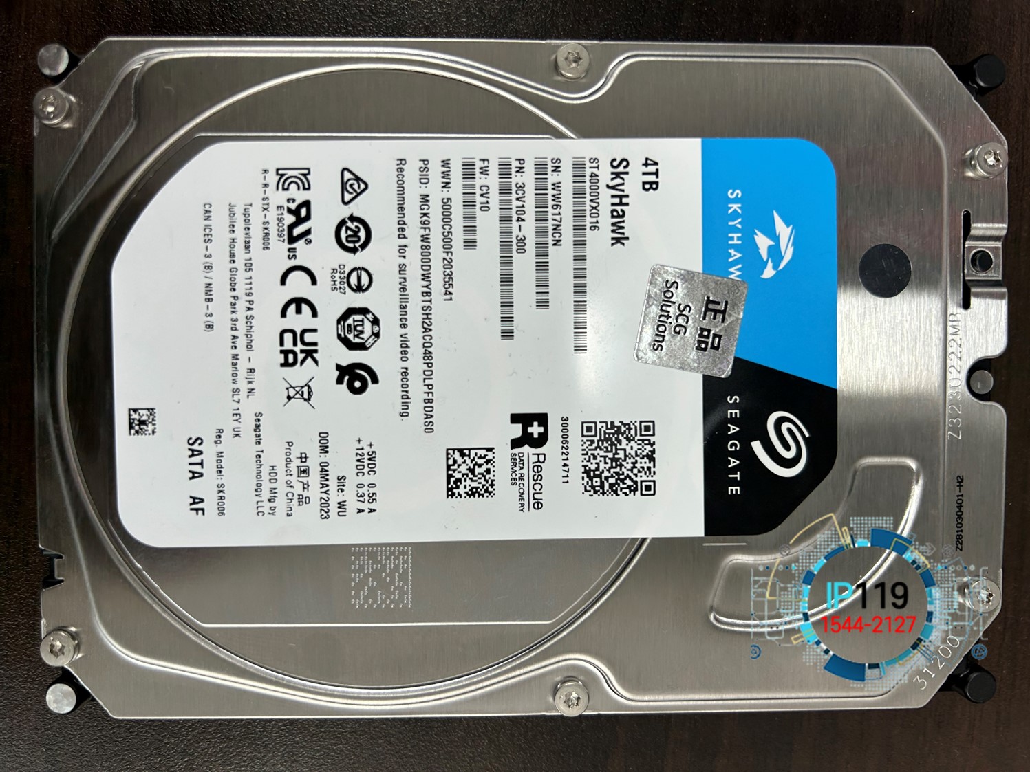 양평 가정집 데스크탑 SkyHawk 4tb 세팅
